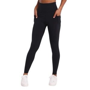 Lole Black Step Up 7/8 Ankle Leggings With Pockets Size Small